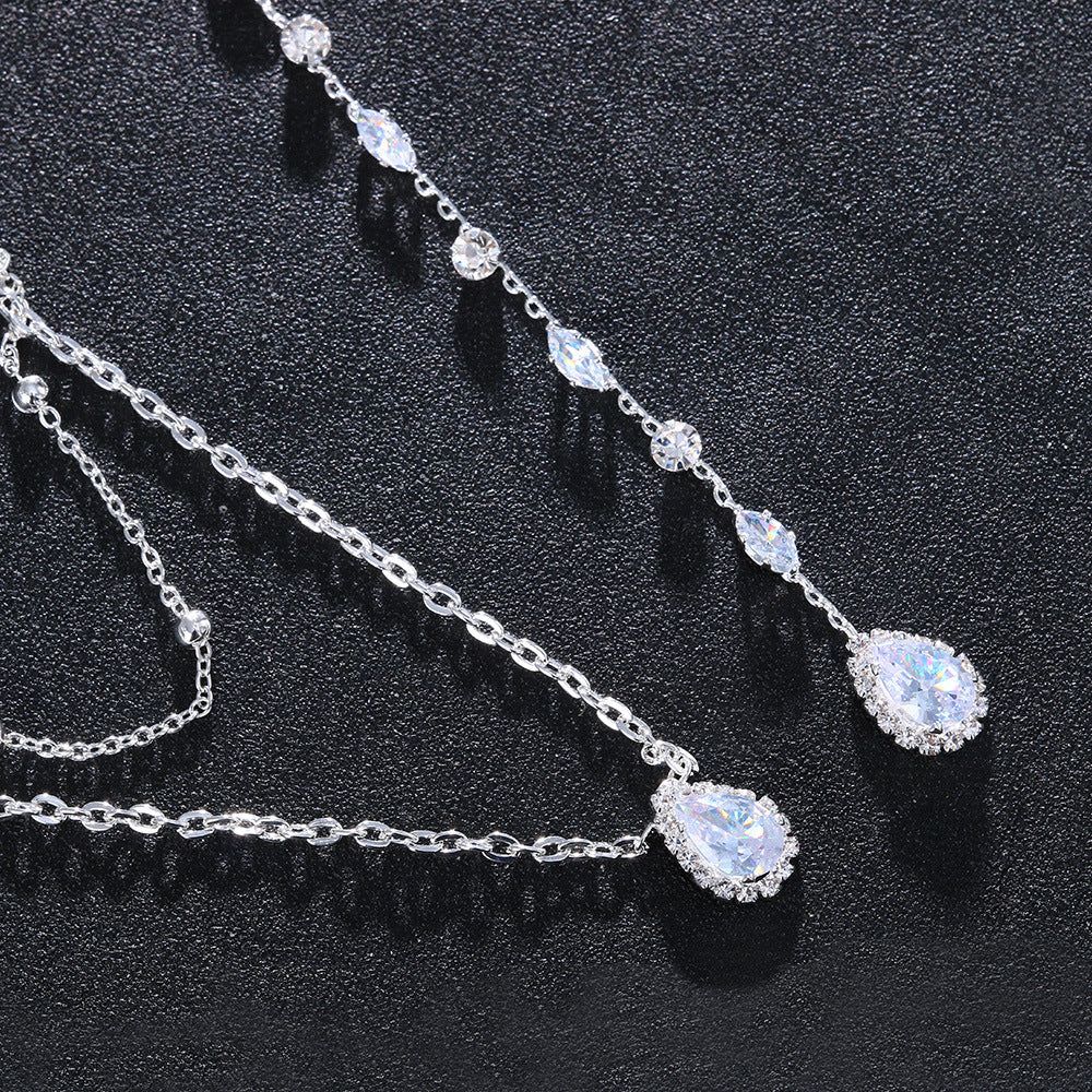 Zirconium Water Necklace Stone
