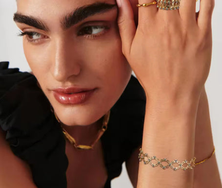 New Scale Jewelry Electroplated Zirconia Bracelet