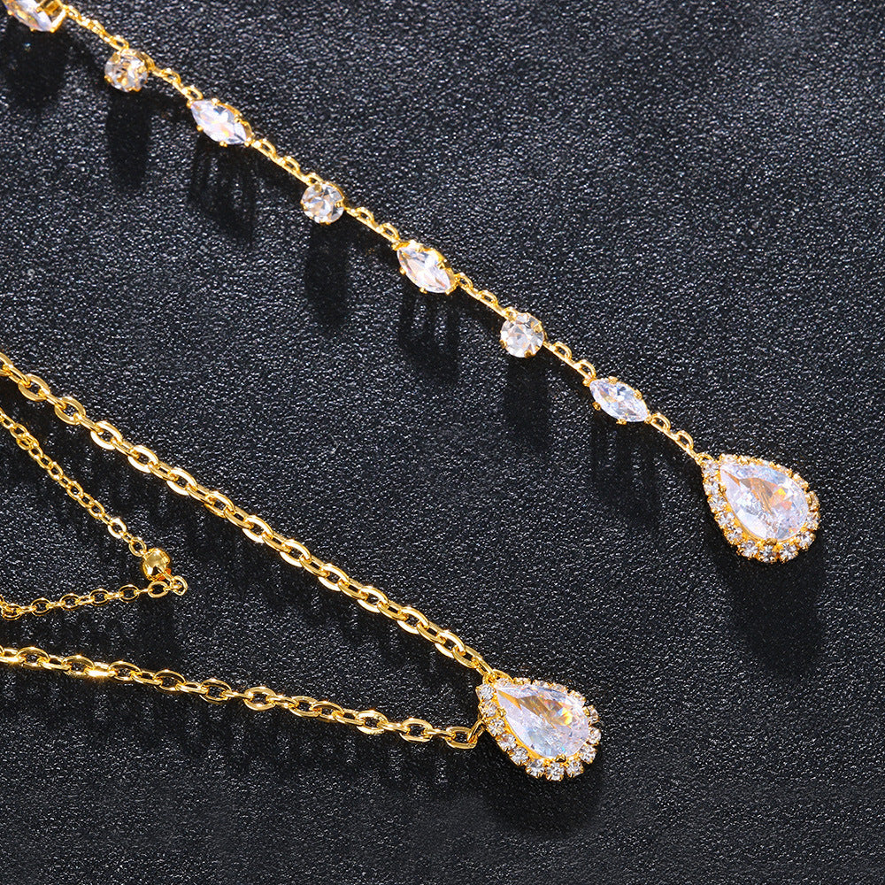 Zirconium Water Necklace Stone