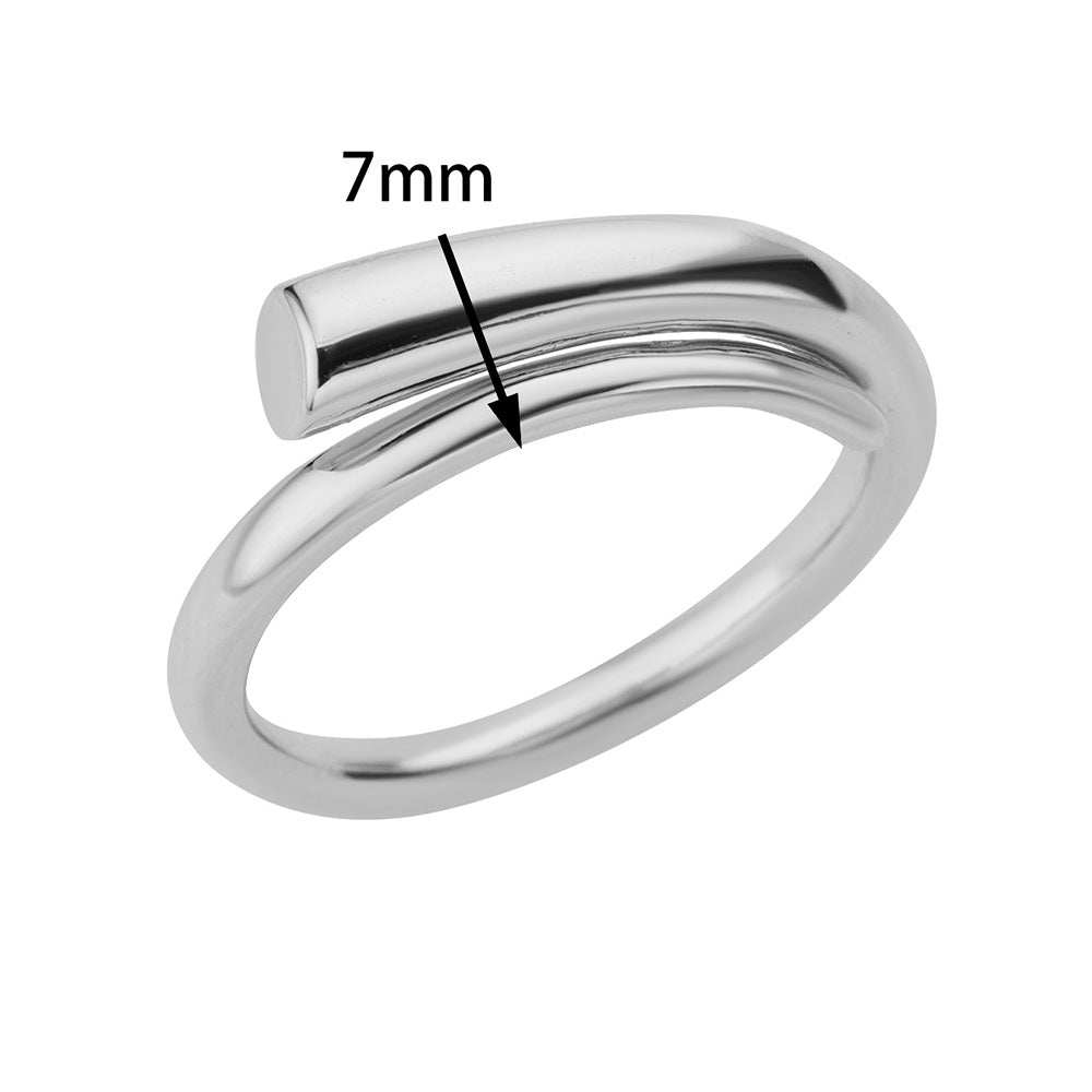 Simple Ring Double-layer Zircon Bracelet Female Personality