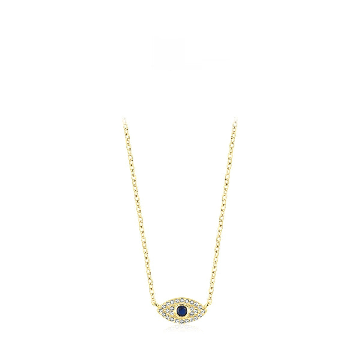 Pure Diamond Devil's Eye Necklace